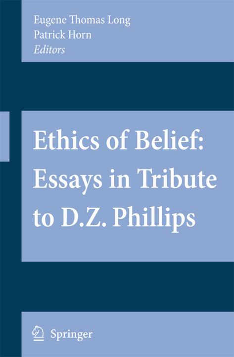 Produktbild Ethics of Belief: Essays in Tribute to D.Z. Phillips (Englisch, 2008)