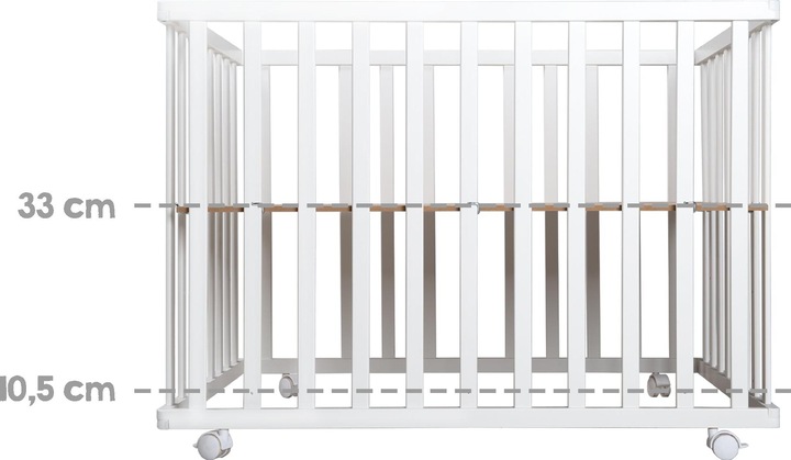 Produktbild Roba klappbares Laufgitter Little Stars (74 cm, 100 cm, MDF)