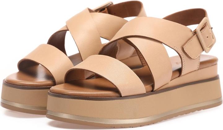 Immagine prodotto Inuovo Questo sandalo con zeppa di tendenza, realizzato in pelle di alta qualità, è il compagno perfetto (39)