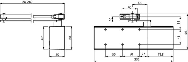 Produktbild Dormakaba TS 72 (Eingangstür, Balkontür, Indoor)