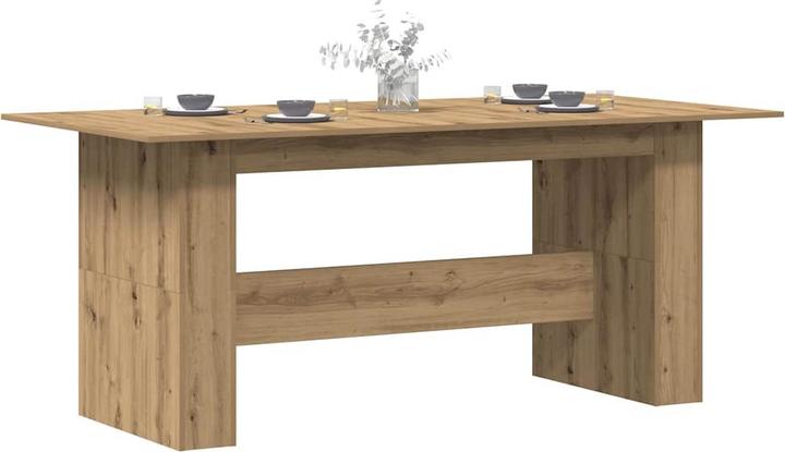 Image du produit vidaXL Esstisch Artisan-Eiche 180x90x76 cm Holzwerkstoff (180 x 90 x 76 cm)