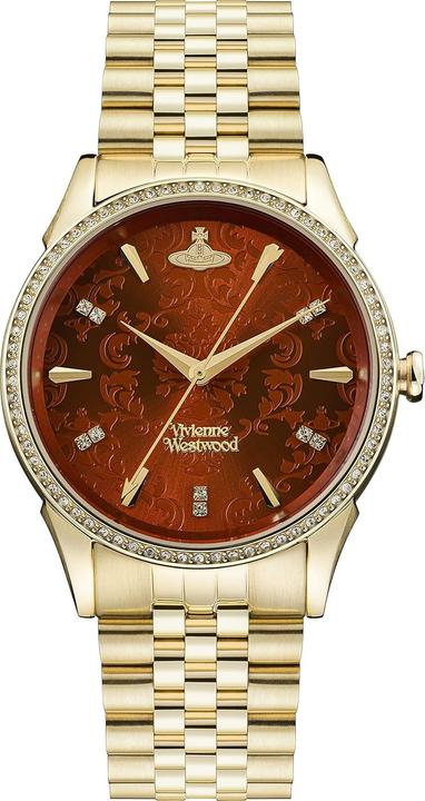 Actual product image Vivienne Westwood The Wallace Ladies Quartz Watch with Stainless Steel Bracelet (38 mm)