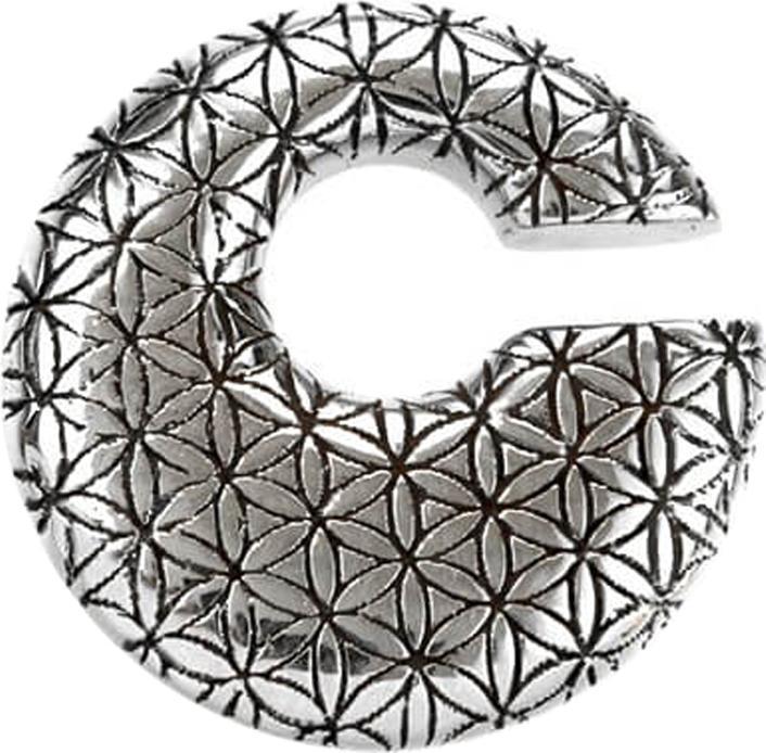 Produktbild Star Piercing Ohrgewicht silber Blumen (Messing)