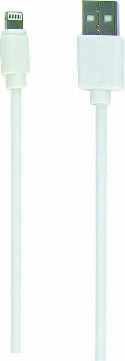 Actual product image Gembird CC-USB2-AMLM-2M-W - 2 m - Lightning - USB A - Male - Male - White (2 m, USB 2.0)