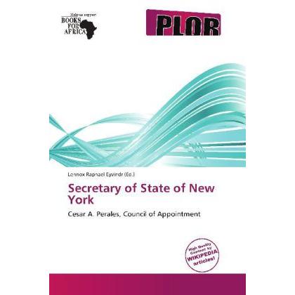 Secretary of State of New York, Fachbücher von Lennox Raphael Eyvindr