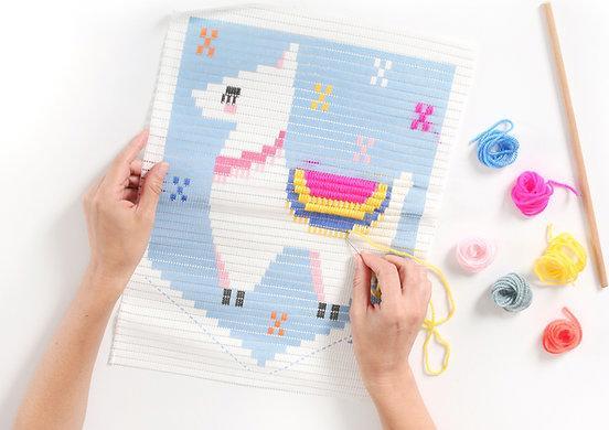 Actual product image Sozo Llama wall art kit