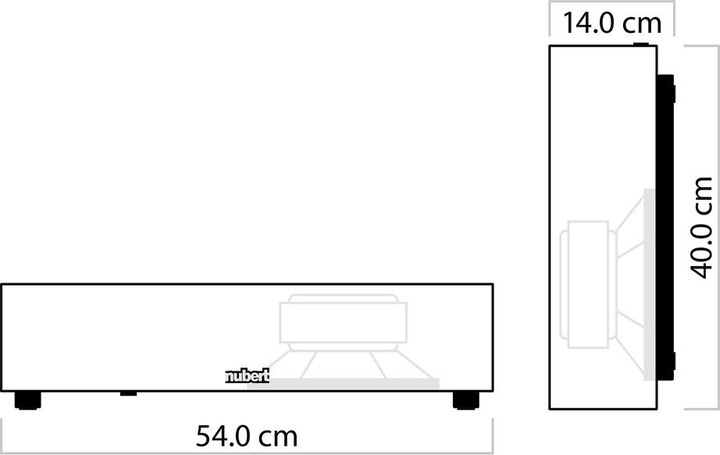 Actual product image Nubert nuSub XW-800 slim (1 pcs.)