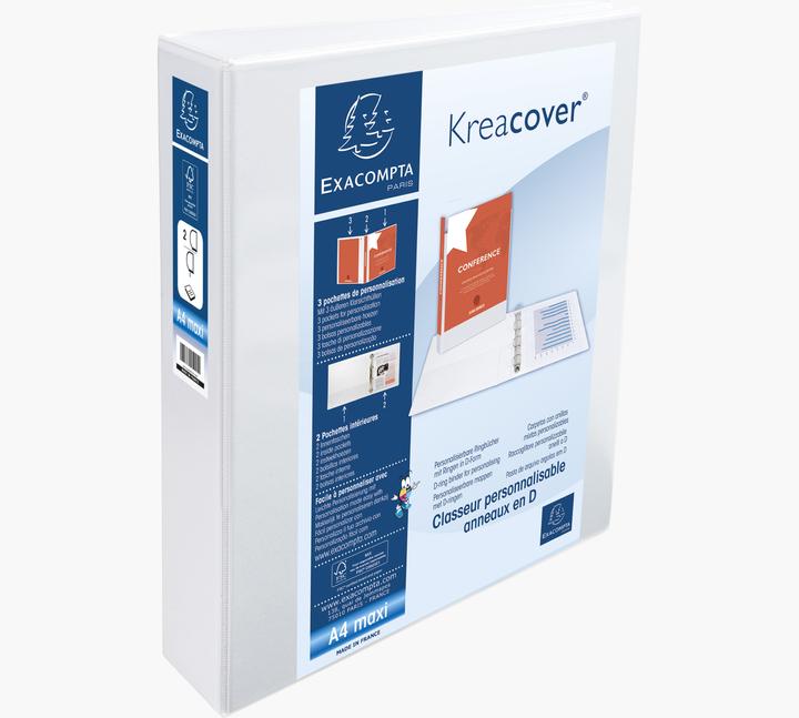 Actual product image Exacompta KREACOVER - Ring binders A4 Maxi (A4, 67 mm, 1 pcs.)