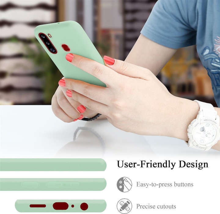 Produktbild Cadorabo TPU Liquid Silicone Case Cover (Samsung Galaxy A21)