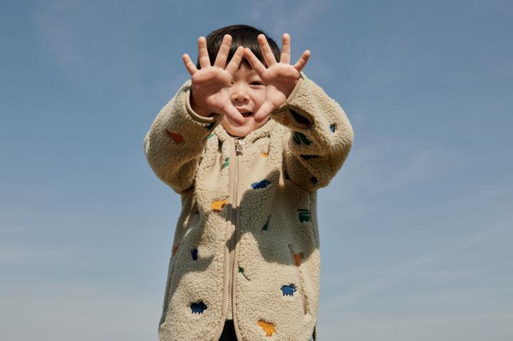 Actual product image Liewood Mara Pile Jacke Dinosaurier (122)