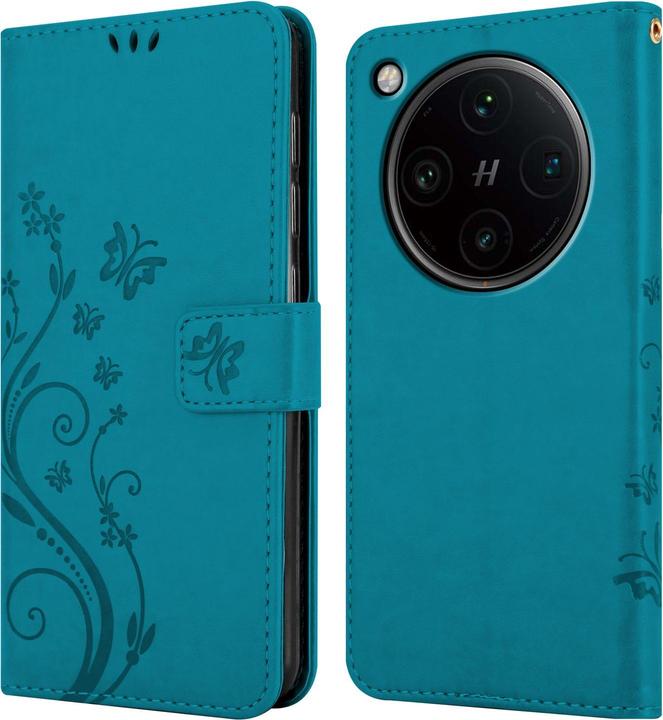 Produktbild Cadorabo Hülle für Oppo Find X8 Pro mit Blumen Muster (Oppo Find X8 Pro)