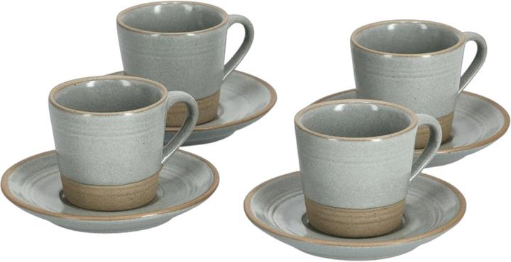 Zeller Present Espresso-Set, 8-tlg., 60 ml, Steingut (60 ml, 8 x)