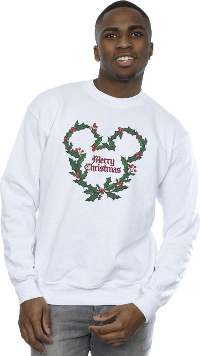Immagine prodotto Disney Mickey Mouse Merry Christmas Holly Felpa Uomo (XL)
