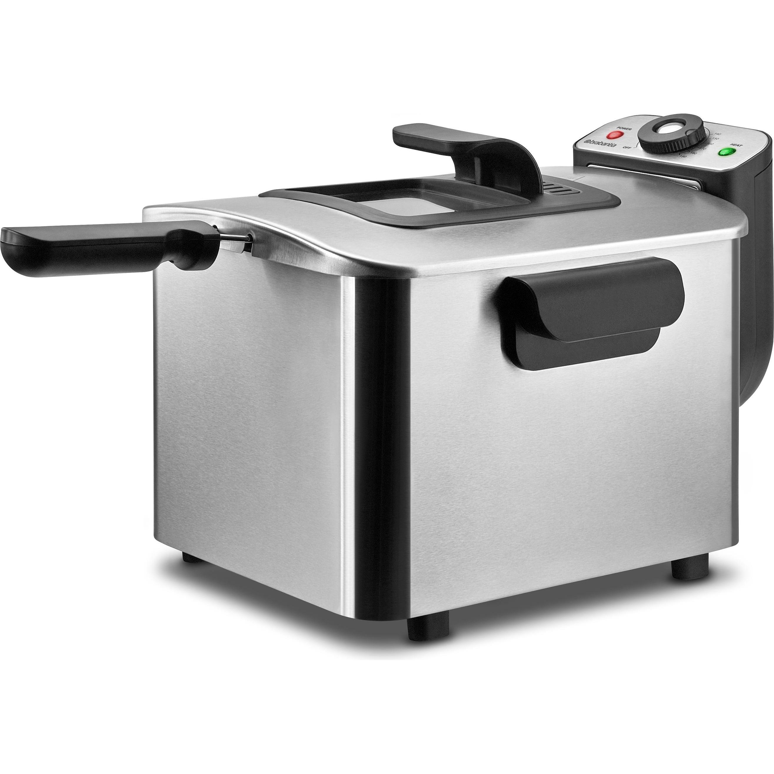 Alpina Friteuse, frituurpan, 1800 watt, 2,5 l, alles 190 °C, wit