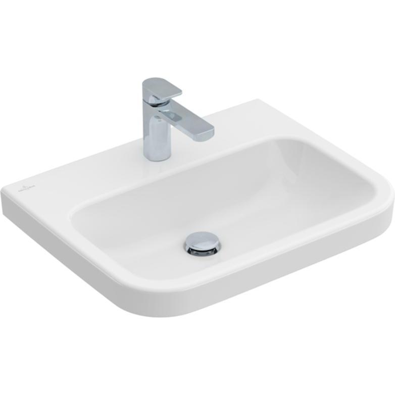Villeroy & Boch, Waschbecken, V&B Waschtisch ARCHITECTURA 600x470mm ohne ÜL we C+ (470 mm, 600 mm)