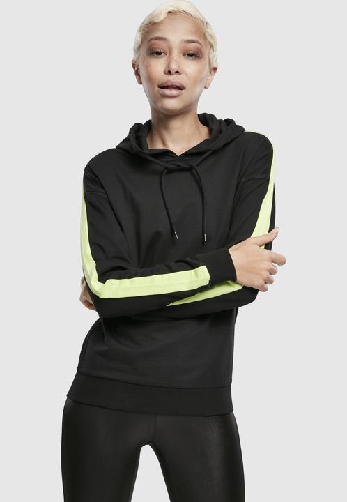 Produktbild Urban Classics Ladies Neon Shoulder Stripe Hoody (XS)