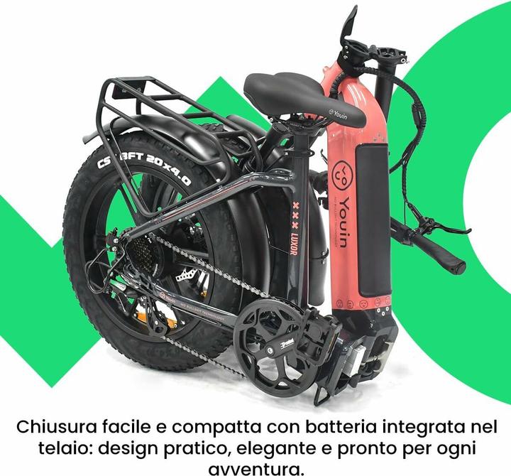 Actual product image Youin Elektrisches Fahrrad Bk1716 Luxor Ii Koralle 250 W