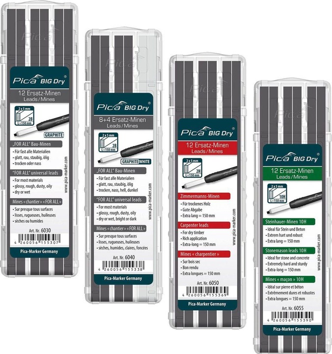 Actual product image Pica Replacement refills BIG-Dry ST (Refill, Graphite, 5 mm)