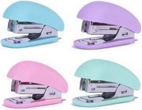 Immagine prodotto Apli Cucitrice Nordik, soft touch, 30 carte, punti metallici, scatola con appendino, mix di colori (30 lamelle)