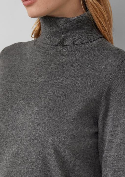 Produktbild S.Oliver Strickpullover Rollkragenpullover aus Viskosemix (48)