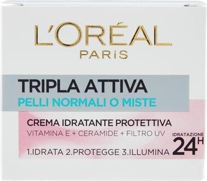 L'Oréal Paris Paris Cream Triple Active 50ml Protective Normal Skin (50 ml, Tagescreme)