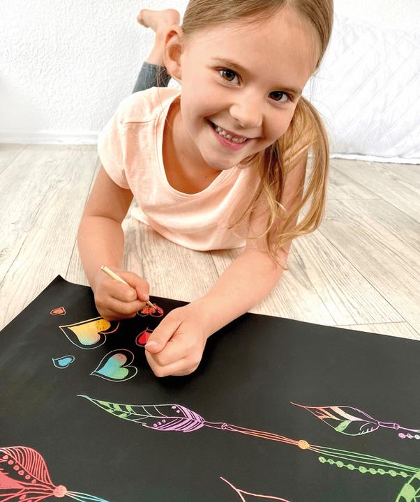 Actual product image Beleduc Scratch poster, 8 pieces