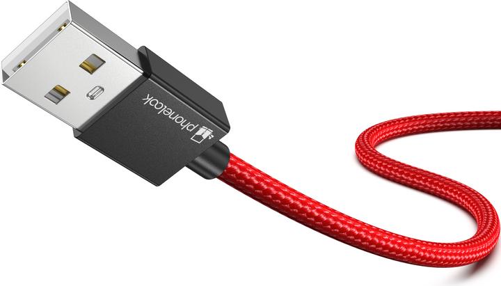 Produktbild PhoneLook Ladekabel () USB-C vers USB-A Nylon (0.50 m)