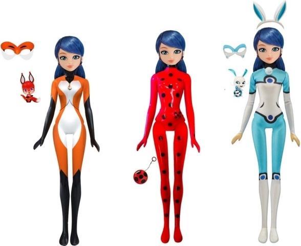 Image du produit Playmates Miraculous Magic Heroez Reveal -muotinukke, lajitelma