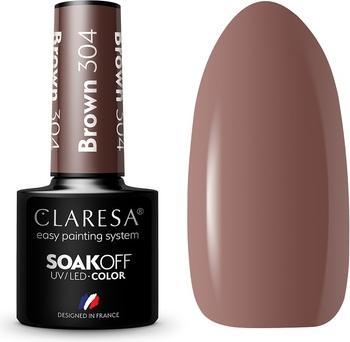 Immagine prodotto Claresa Smalto ibrido Soak Off UV/LED Brown 304 5g (Marrone, Vernice UV gel)