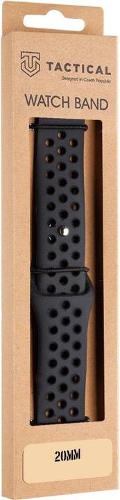 Immagine prodotto NoName Cinturino tattico 856 in silicone doppio 20 mm nero (Silicone)