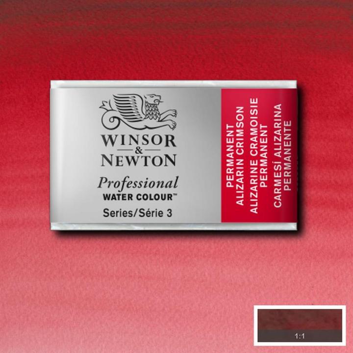 Actual product image Winsor & Newton Watercolour Artists (Silver, Red)