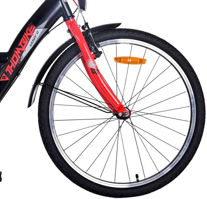 Image du produit Volare Thombike Kinderfiets - Jongens - 24 inch - Rood - 3 versnellingen (24")