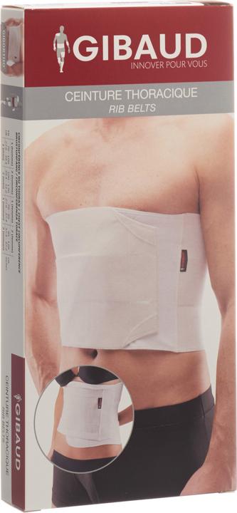 Produktbild Gibaud Rippengurt Herren Gr1 70-100cm weiss