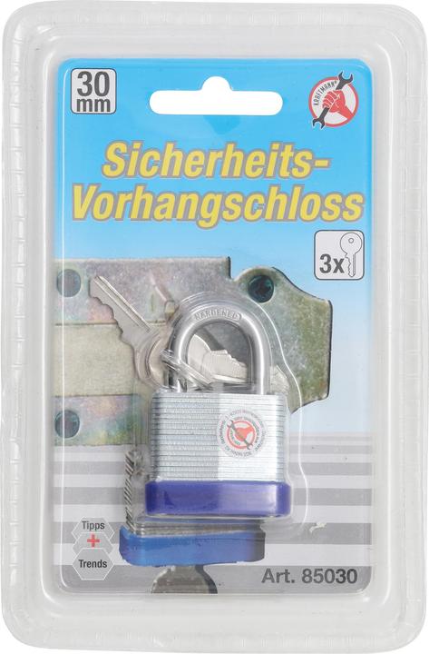 Actual product image BGS Security Padlock 30 mm