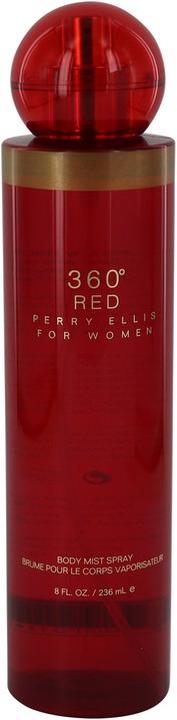 Actual product image Perry Ellis 360 Red by Body Mist 240 ml (Spray, 240 ml)