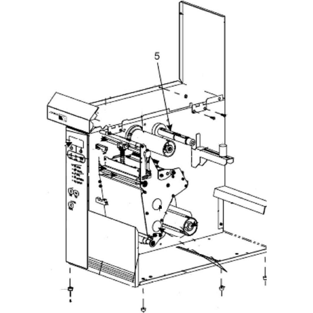 Zebra Ribbon Supply Spindle Assy, Drucker Zubehör
