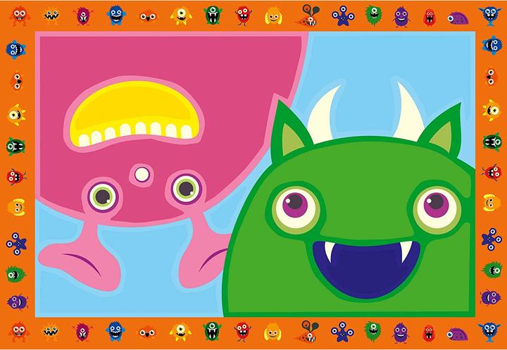 Actual product image Ravensburger Painting by numbers 28941 - Funny monsters - Children 5-7 years