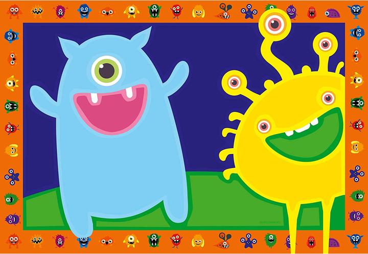 Actual product image Ravensburger Painting by numbers 28941 - Funny monsters - Children 5-7 years