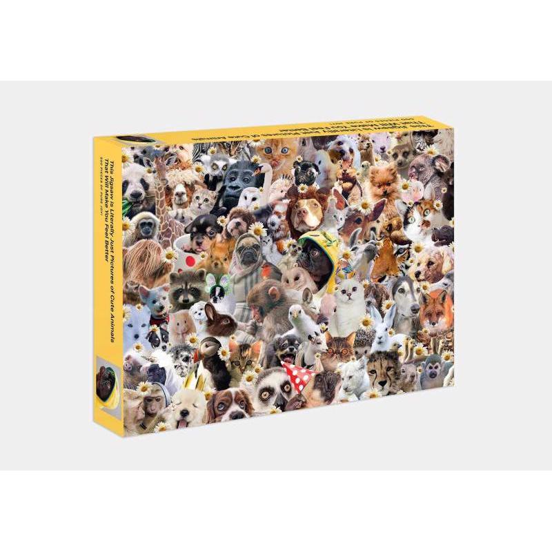 Thumbnail - Abrams & Chronicle This Jigsaw is Literally Just Pictures of Cute Animals That Will Make You Feel Better (500 Teile)