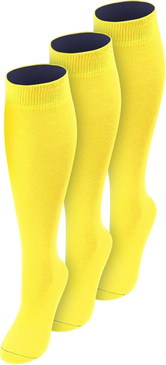 Produktbild Normani 3 Paar Kniestrümpfe mit farbig abgesetztem Bund Bi-Color - 9993 (3er Pack, 47 - 50)