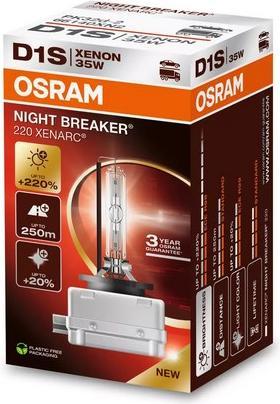 Actual product image Osram Night Breaker 220 (D1S)