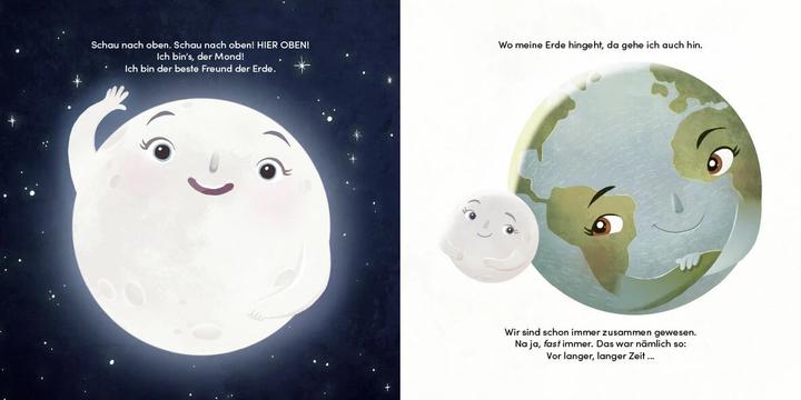 Actual product image Der Mond – Bester Freund der Erde (German, Stacy McAnulty, Stevie Lewis, Susanne Schmidt-Wussow, 2024)
