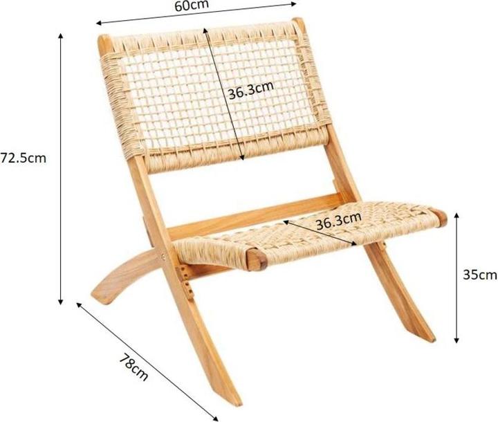 Actual product image Kare Design Klappsessel Copacabana
