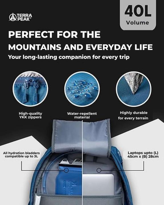 Produktbild Terra Peak Wanderrucksack Flex (40 l)