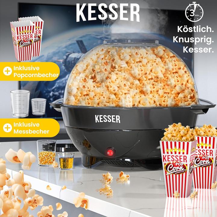 Actual product image Kesser Popcornmaschine mit Antihaftbeschichtung (5,5l)