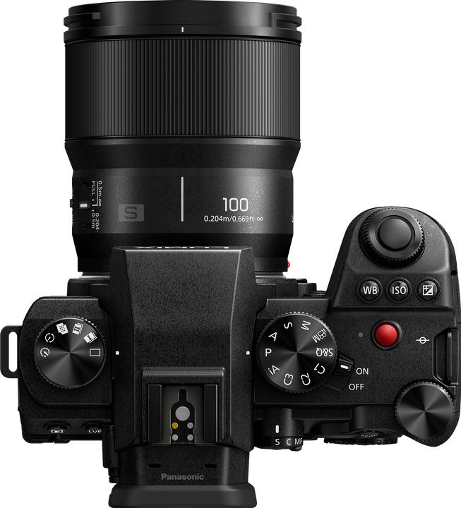 Actual product image Panasonic Lumix S-E100E 100mm f/2.8-22 Macro (L-Mount, full size)