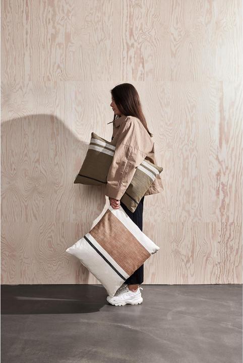 Produktbild OYOY Living Kissenbezug Sofuto Cushion Square 50 x 50 cm, Offwhite (50 x 50 cm)