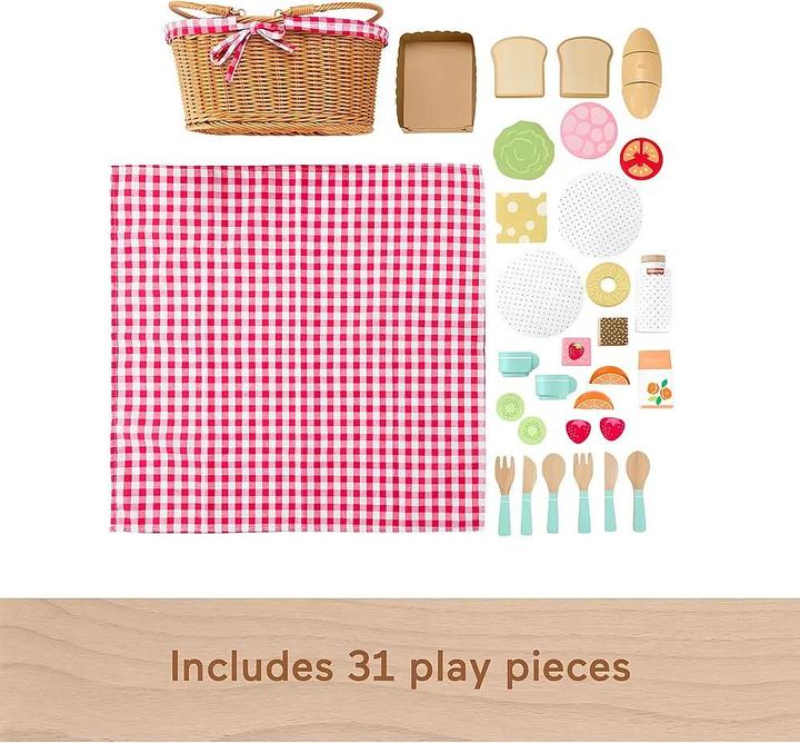 Produktbild Fisher-Price Picknick-Korb Set aus Holz