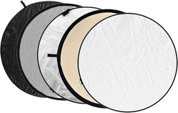 Actual product image Godox 5 in 1 Reflective Umbrella Soft Gold, Silver, Black, White, Transparent 110cm (Reflector, 110 cm)