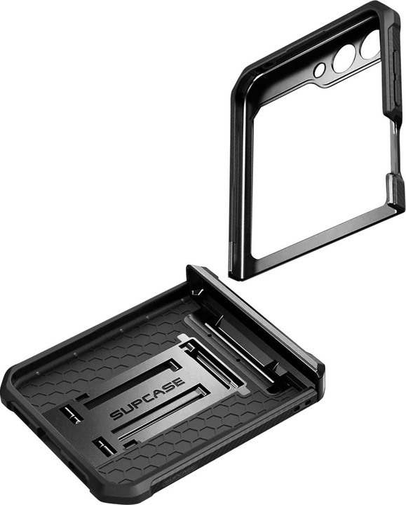 Actual product image Supcase Unicorn Beetle Pro Galaxy Z Flip 5 Black (Samsung Galaxy Z Flip5)